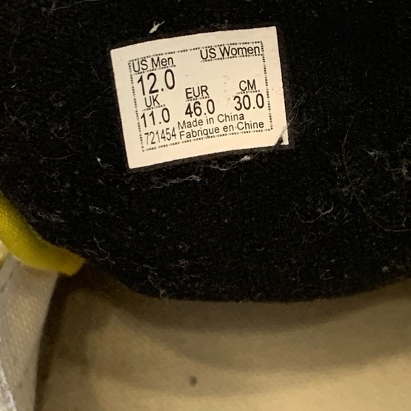 Vans old skool custom blue/yellow/white 721454 size 12 - Picture 2 of 6